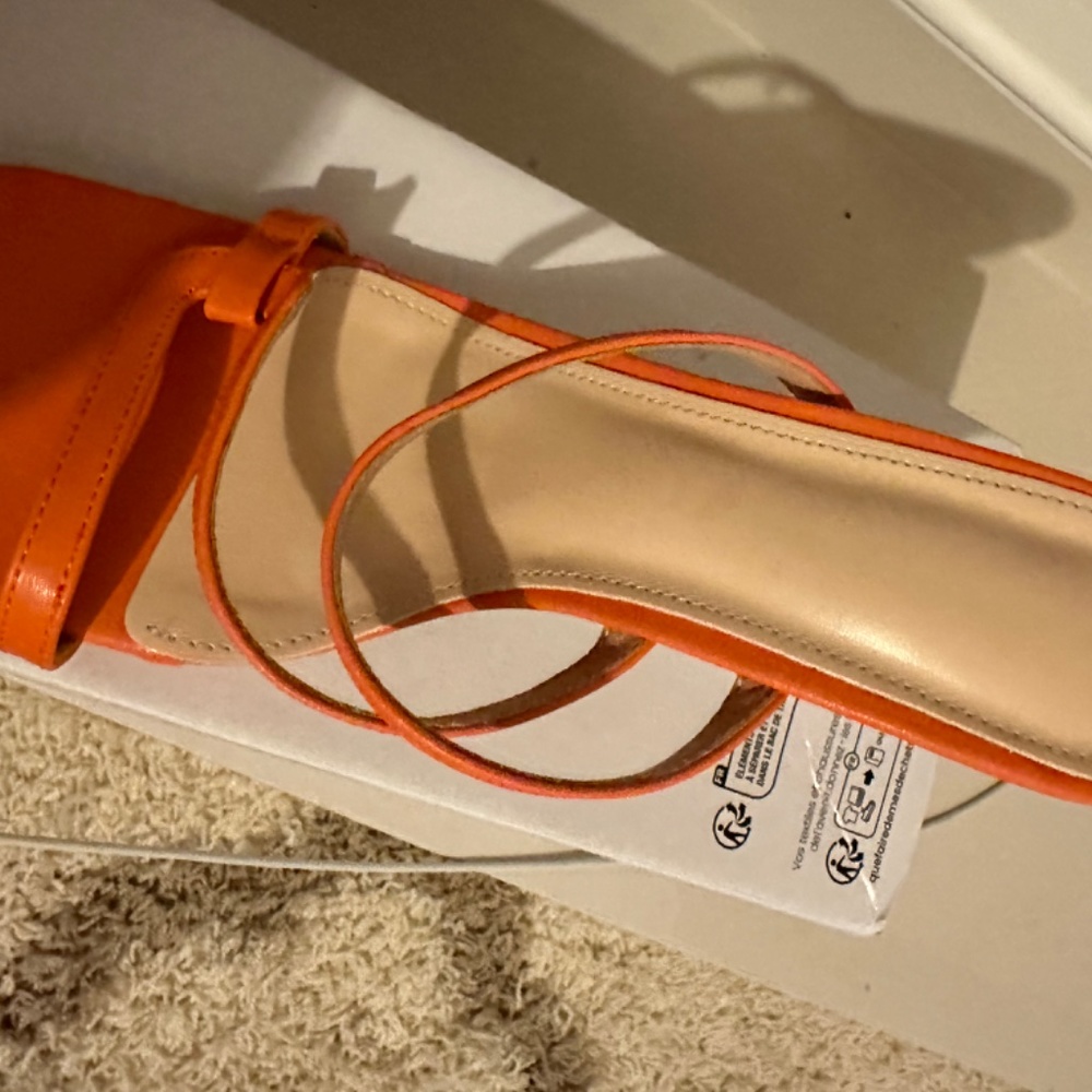 Orange High Heels - Picture 4 of 4